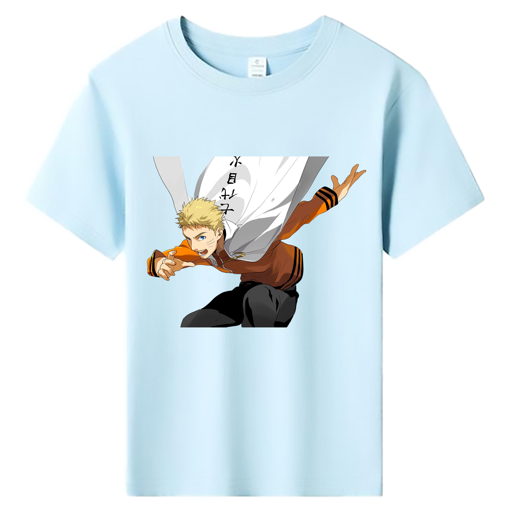（画像用） NARUTO -ナルト- うずまき ナルト Uzumaki Naruto 綿100％キッズTシャツ（フロントプリント）